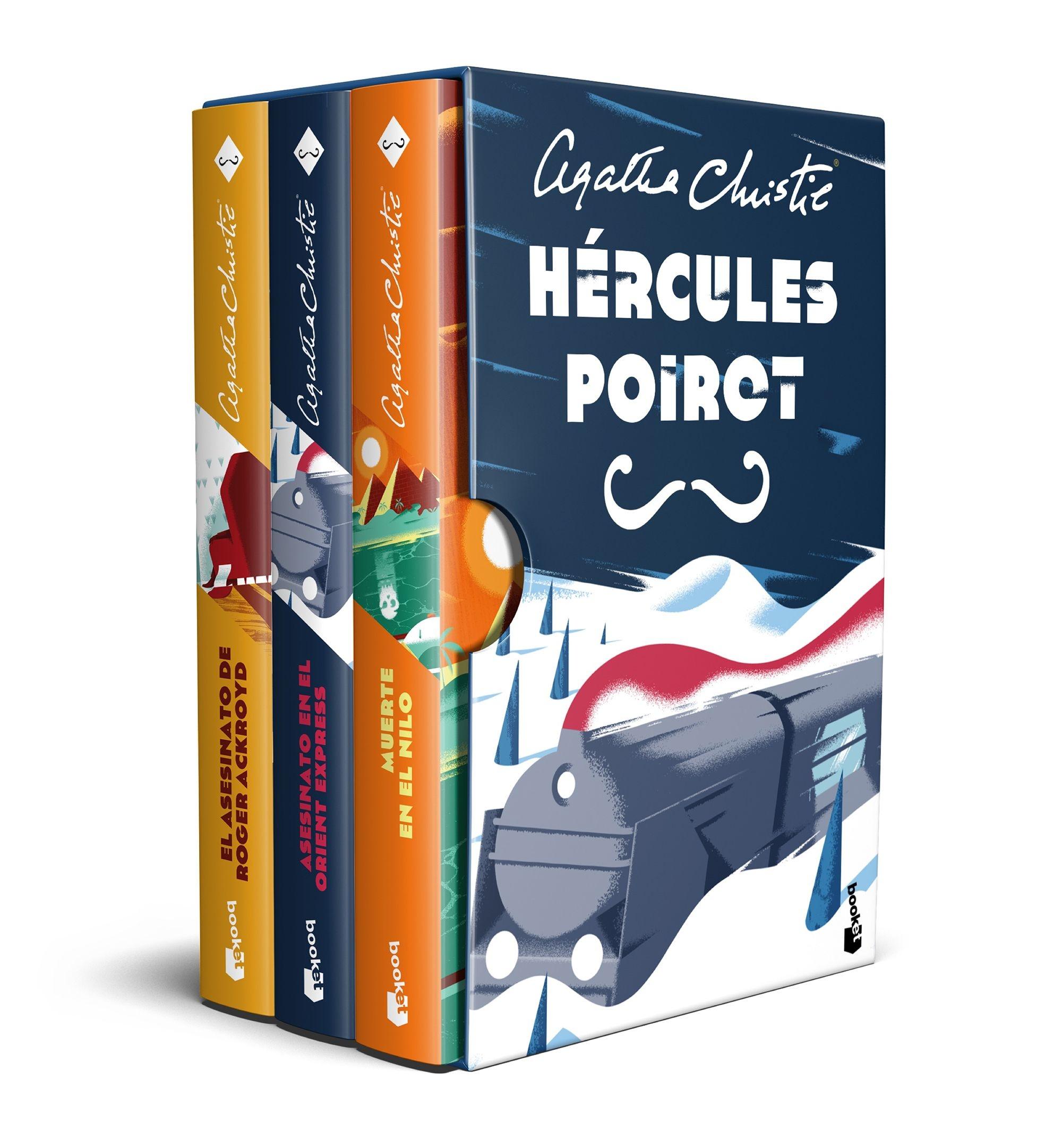 Estuche Hércules Poirot "El asesinato de Roger Ackroyd. Asesinato en el Orient Express. Muerte en el Nilo"