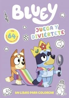 Bluey. Actividades - Juega y diviértete (edición en español) "Un libro con 64 dibujos para colorear"