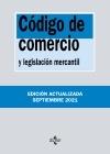 Código de Comercio y legislación mercantil "Edición actualizada septiembre 2021"