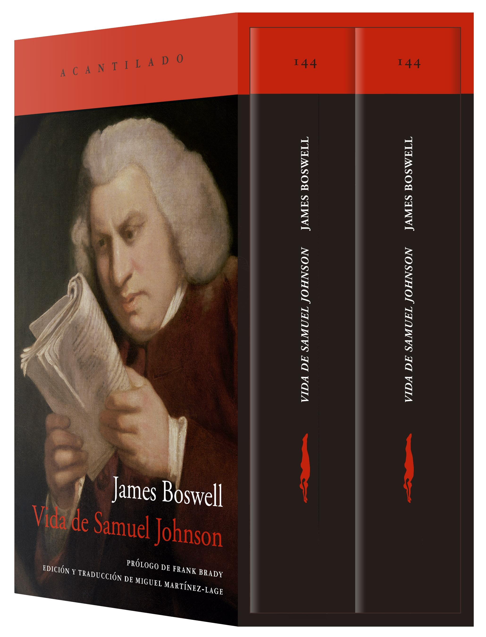 Vida de Samuel Johnson  "Estuche con dos volúmenes"