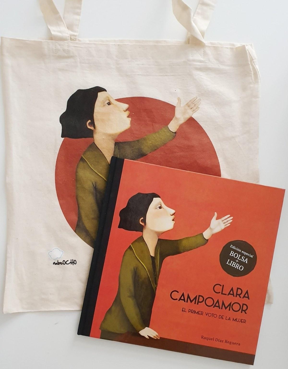 Pack Clara Campoamor + bolsa "El primer voto de la mujer"