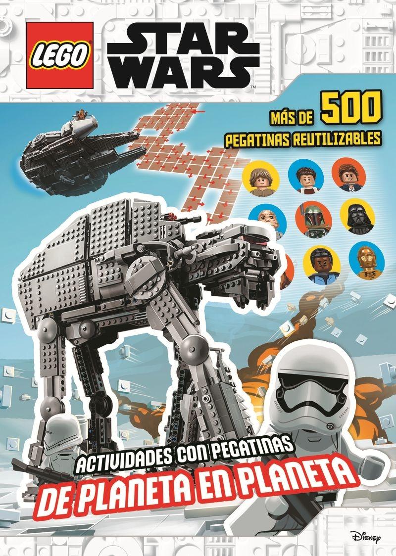 Lego Star Wars. De planeta en planeta "Más de 500 pegatinas reutilizables"