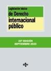 Legislación básica de Derecho Internacional público 2023