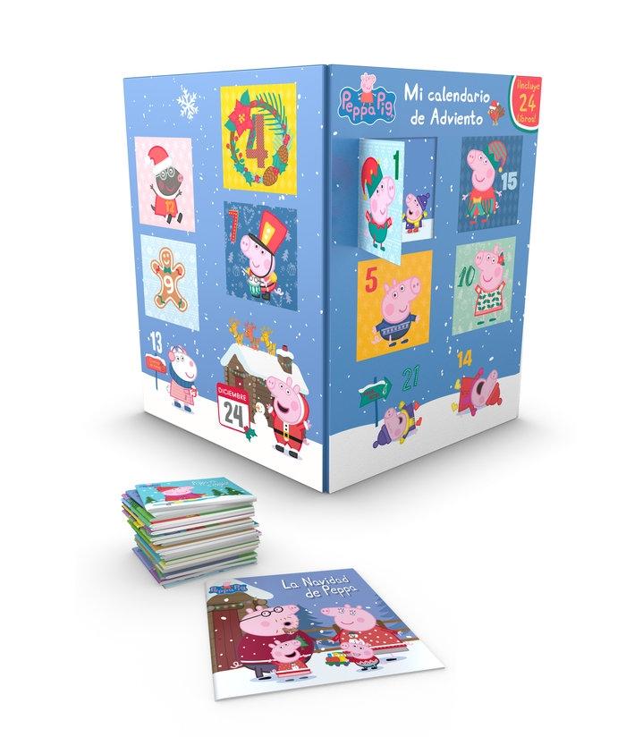 Calendario de adviento, Mi. Peppa Pig "Incluye 24 libros para que niños y niñas cuenten los días que quedan par"