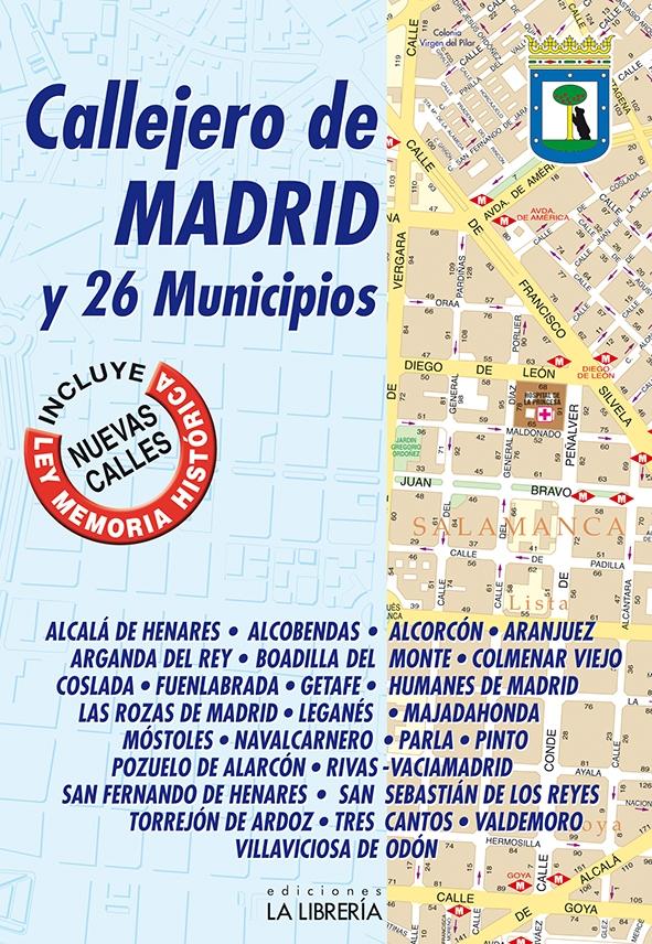 Callejero de Madrid y 26 municipios
