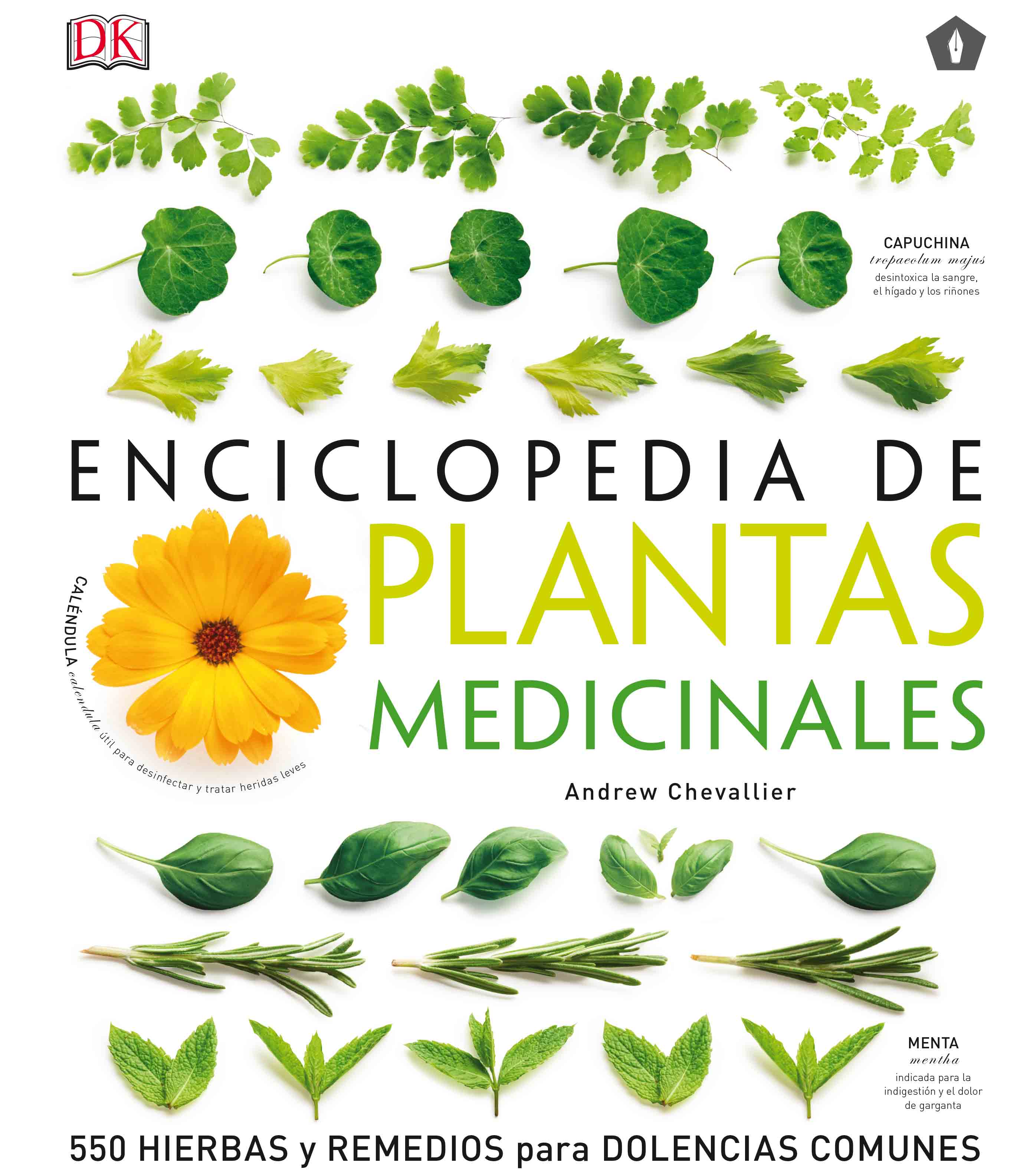 Enciclopedia de las plantas medicinales "550 hierbas y remedios para dolencias comunes"
