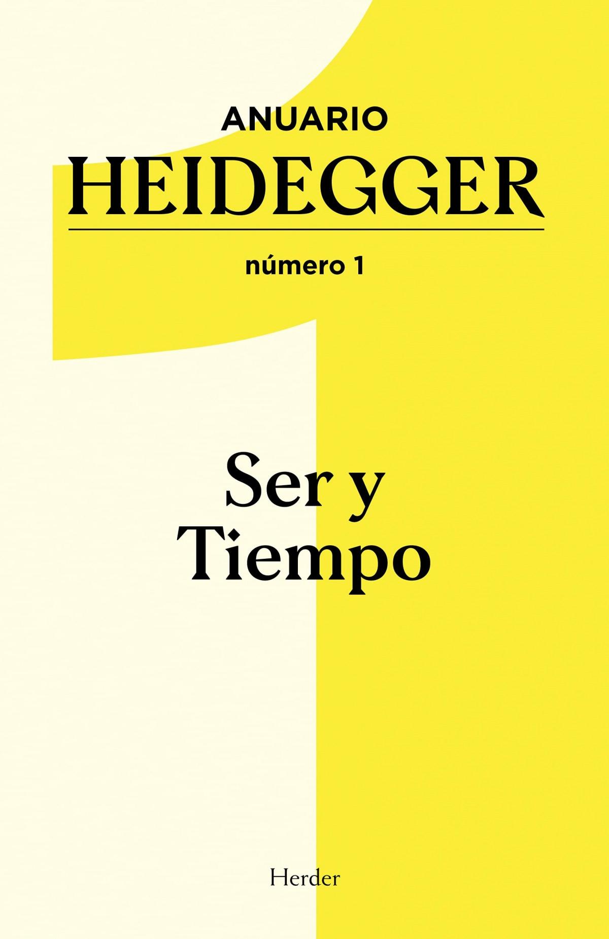 Anuario Heidegger nº 1 "Ser y tiempo"