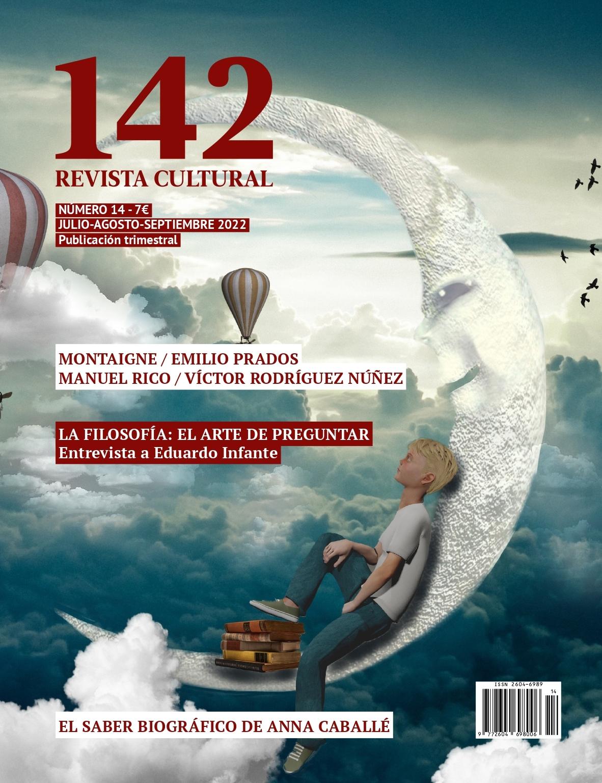 142 Revista cultral nº 14 "Julio-agosto-septiembre 2022. La filosofia el arte de preguntar"