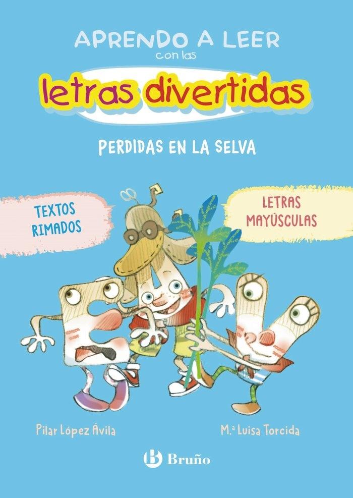 Aprendo a leer con las letras divertidas, 2. Perdidas en la selva "Textos rimados y en MAYÚSCULAS"