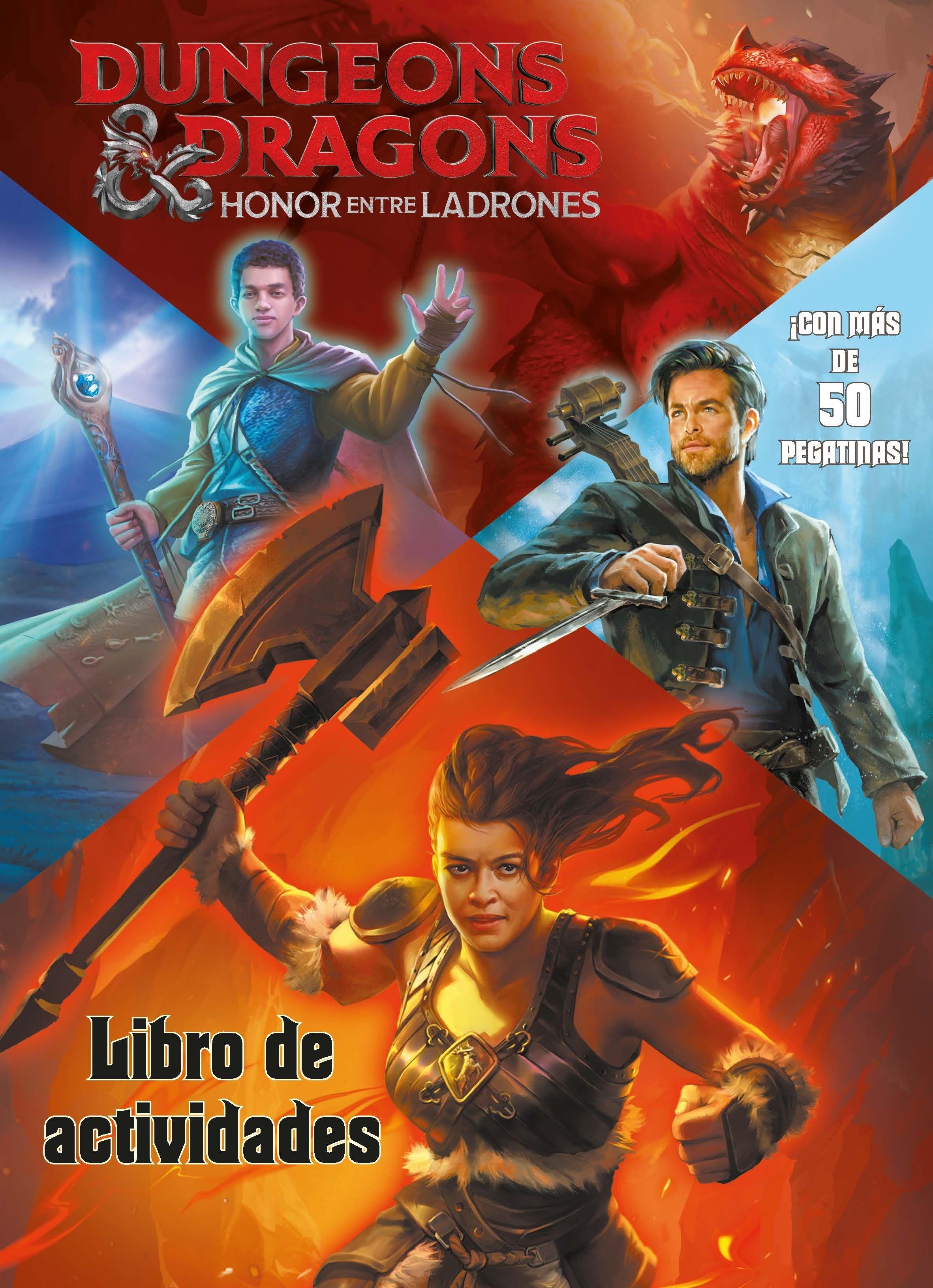 Dungeons & Dragons. Honor entre ladrones. Libro de actividades "Con pegatinas"