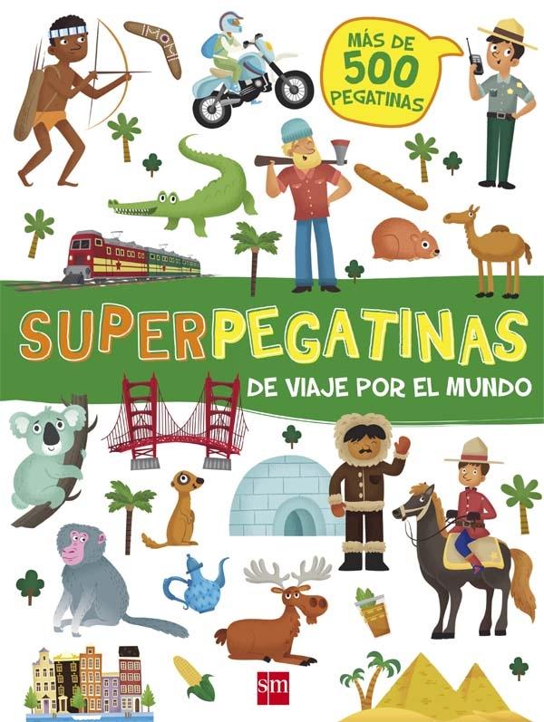 Superpegatinas de viaje por el mundo