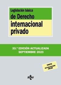 Legislación básica de Derecho Internacional privado 2023