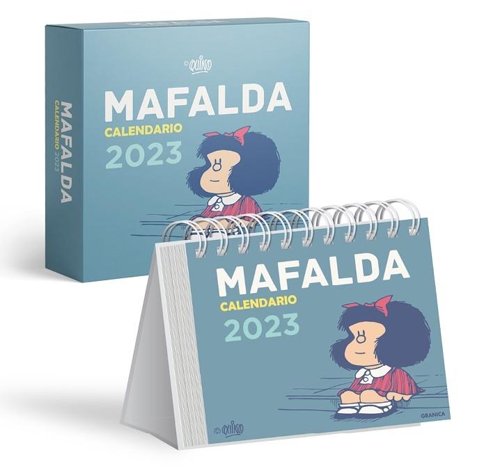 Calendario 2023 Mafalda Caja- Azul