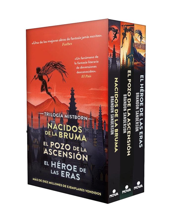Estuche Trilogía Mistborn. Nacidos de la Bruma. El Imperio Final; El Pozo de la Ascensión; El Héroe de l