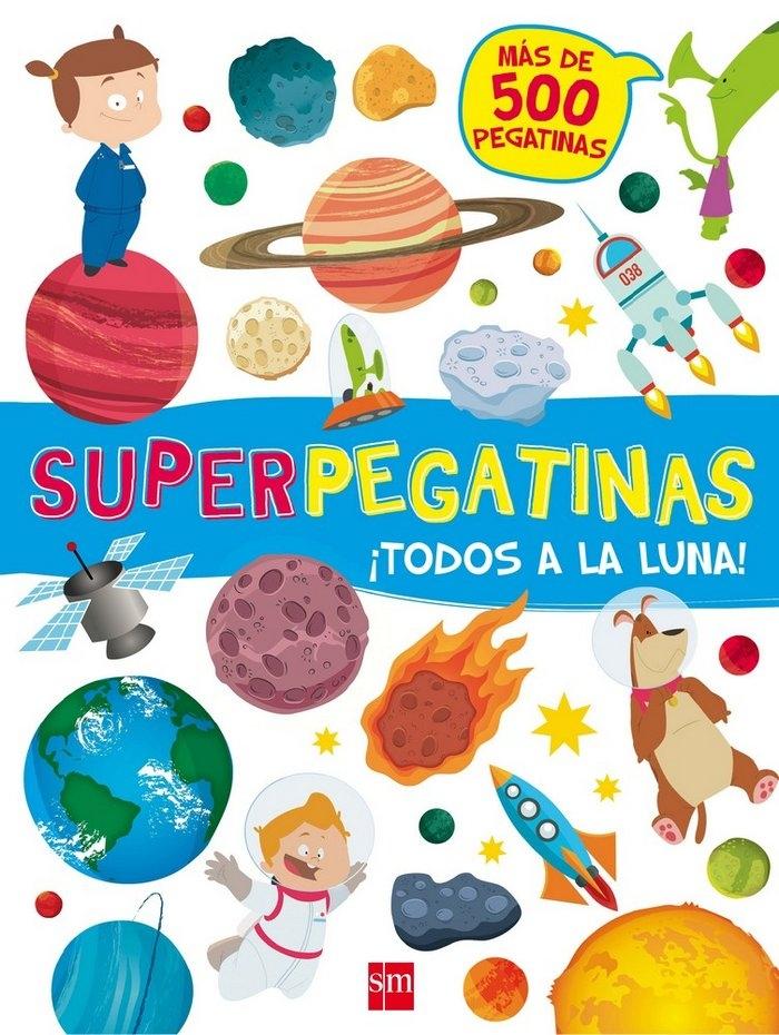 Superpegatinas. ¡Todos a la Luna!